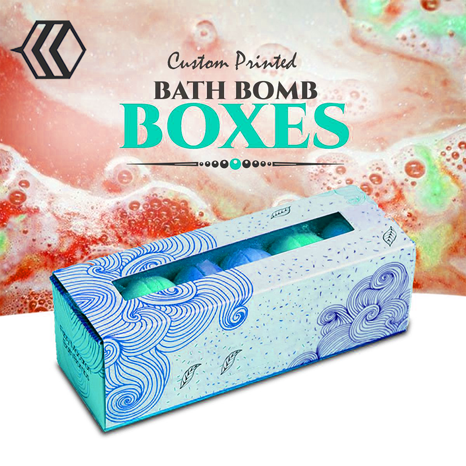 Custom Printed Bath Bomb Boxes