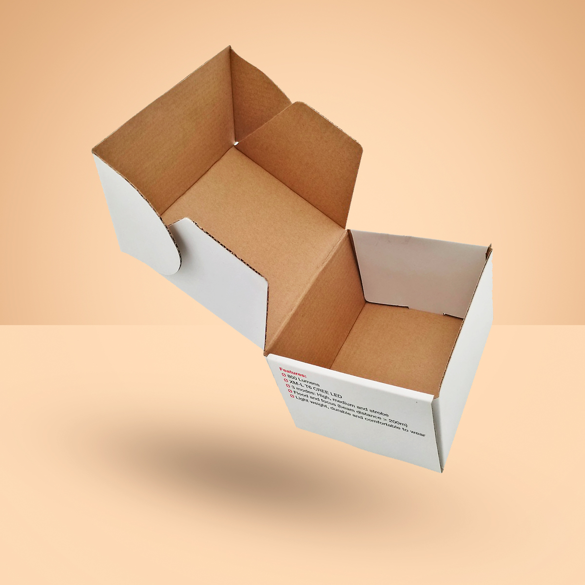 Custom Printed White Corrugated Boxes Wholesale | Packaging Bee