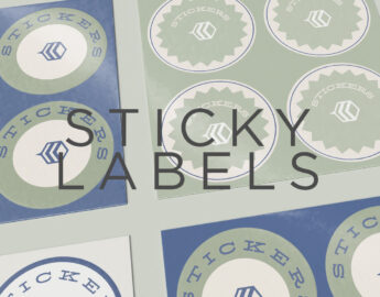 Colourfull Sticky Labels