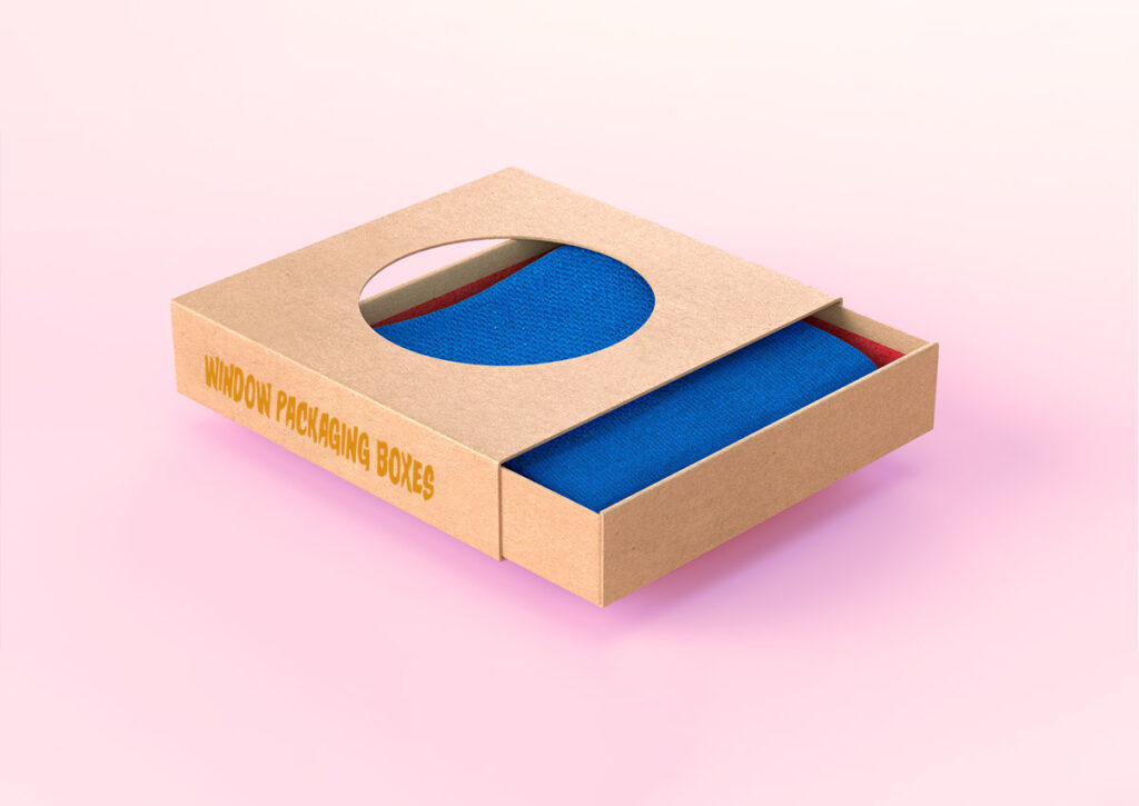 packaging boxes with window