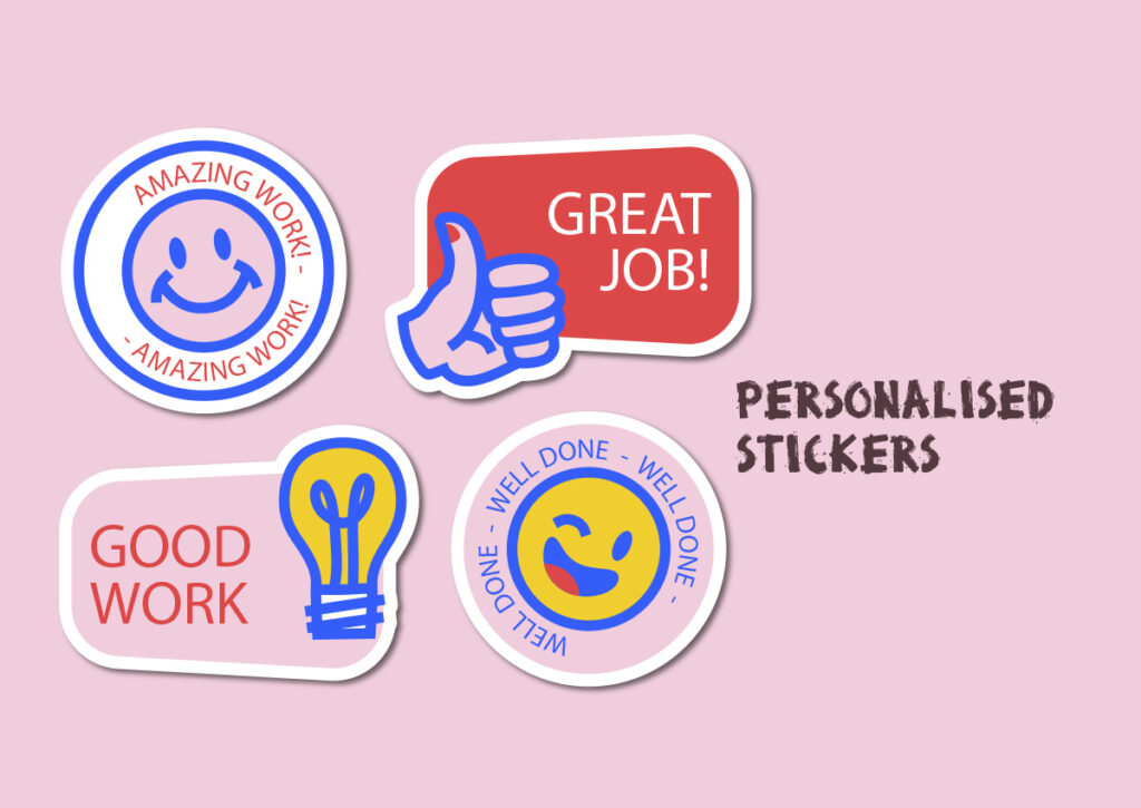 personalised business stickers