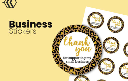 personalised business stickers
