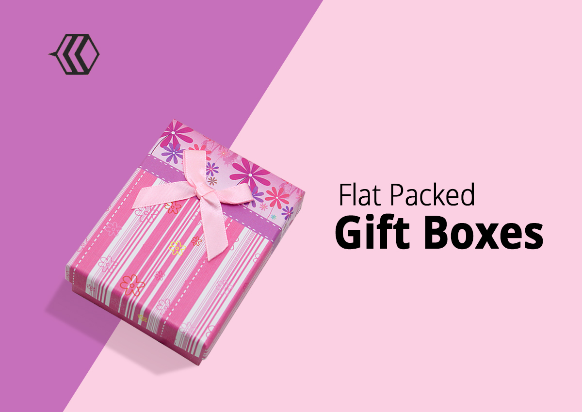 flat packed gift boxes