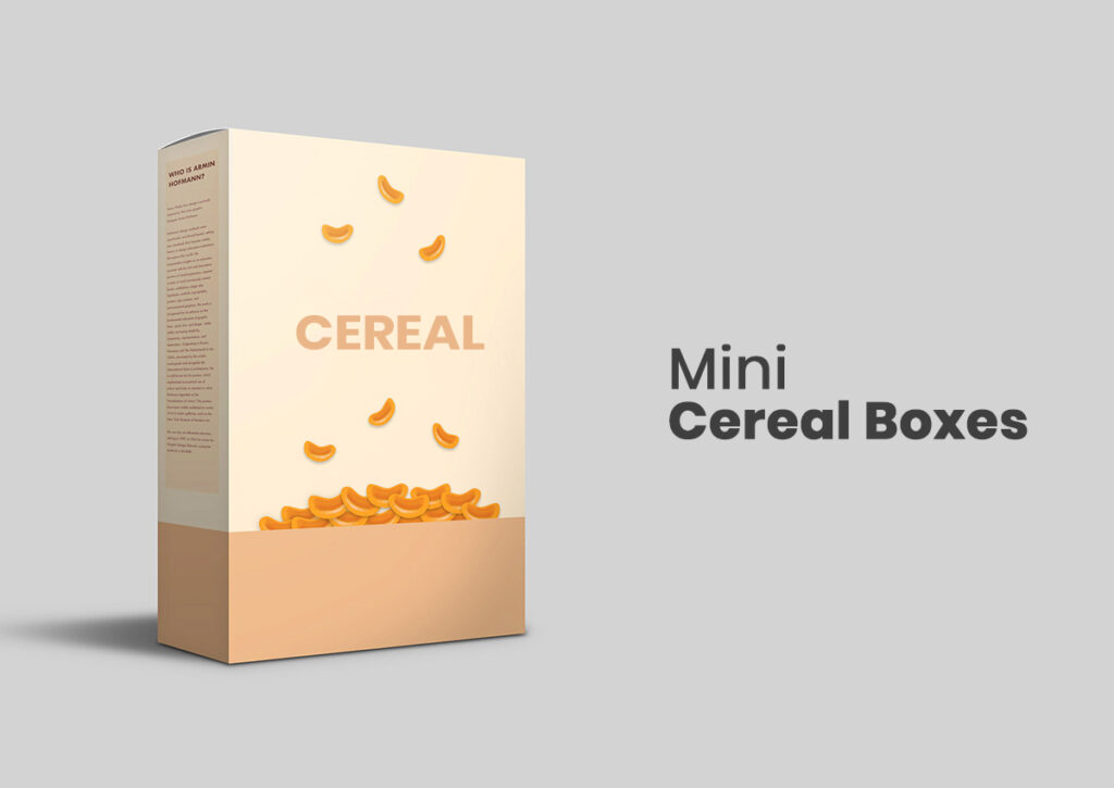 small cereal packaging