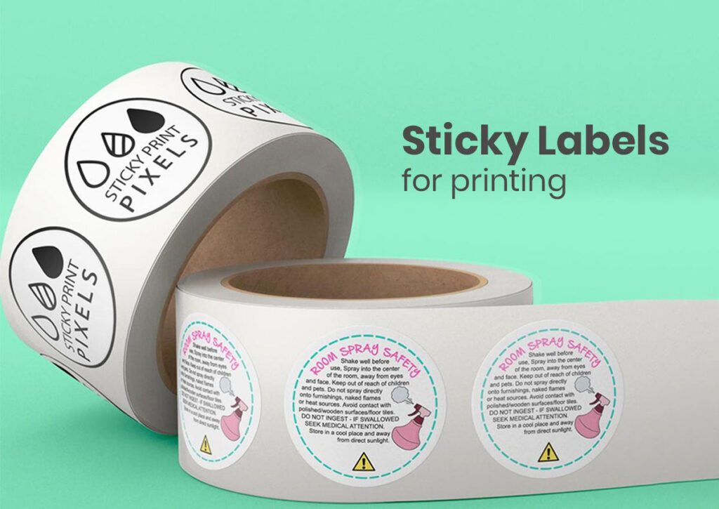blank sticky labels for printing