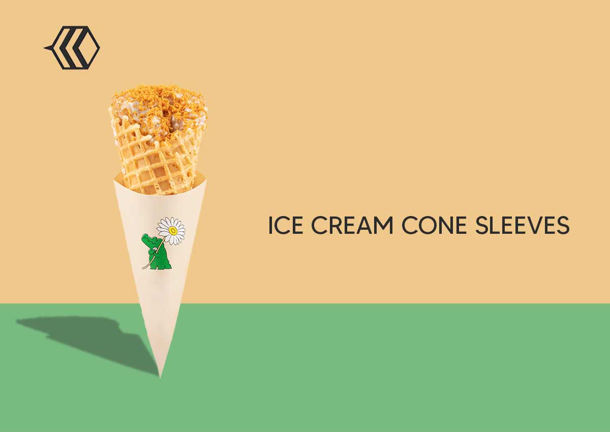 custom ice cream cone sleeve