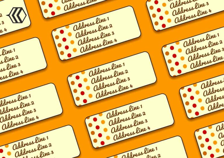 How To Print Sticky Address Labels