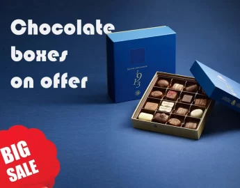 chocolate boxes on offer