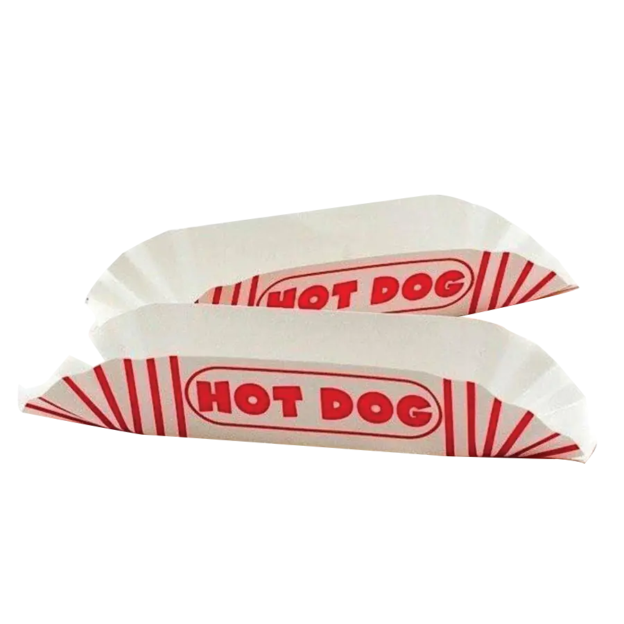 disposable hot dog trays