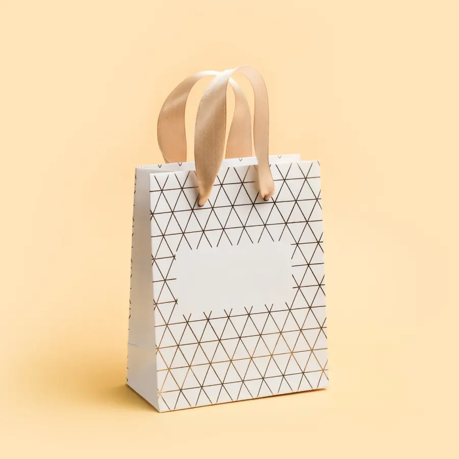 wrapping paper gift bag