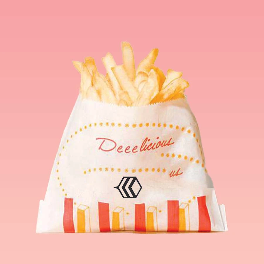 custom french fries sleeves