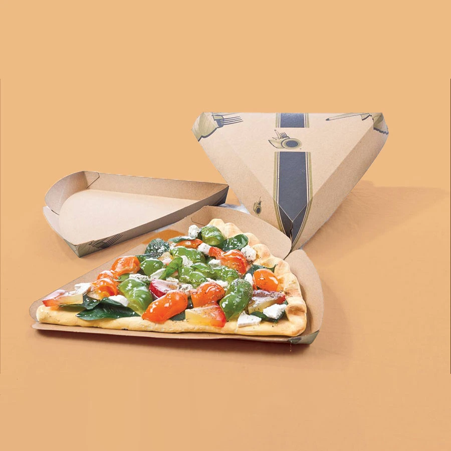 cardboard pizza slice tray