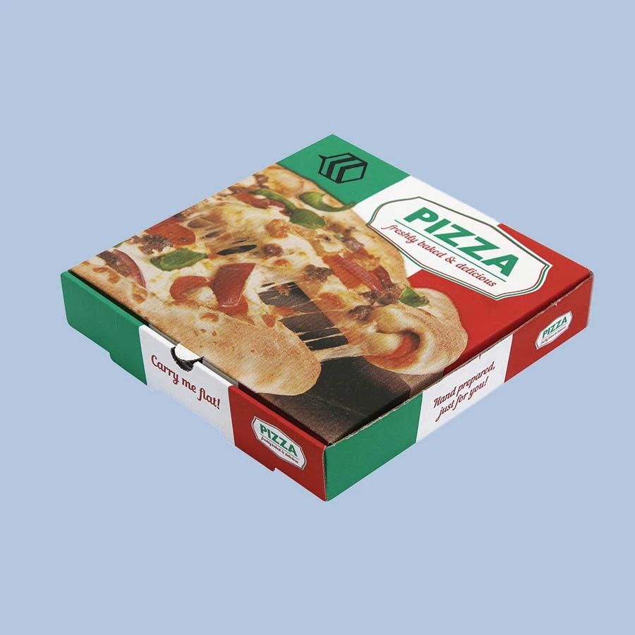 frozen pizza green box