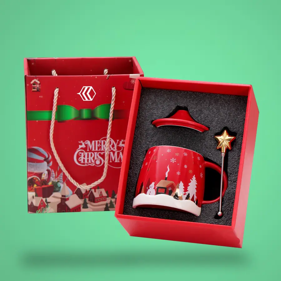 Christmas Mug Boxes - Christmas Gift Boxes for Mugs - Packaging Bee