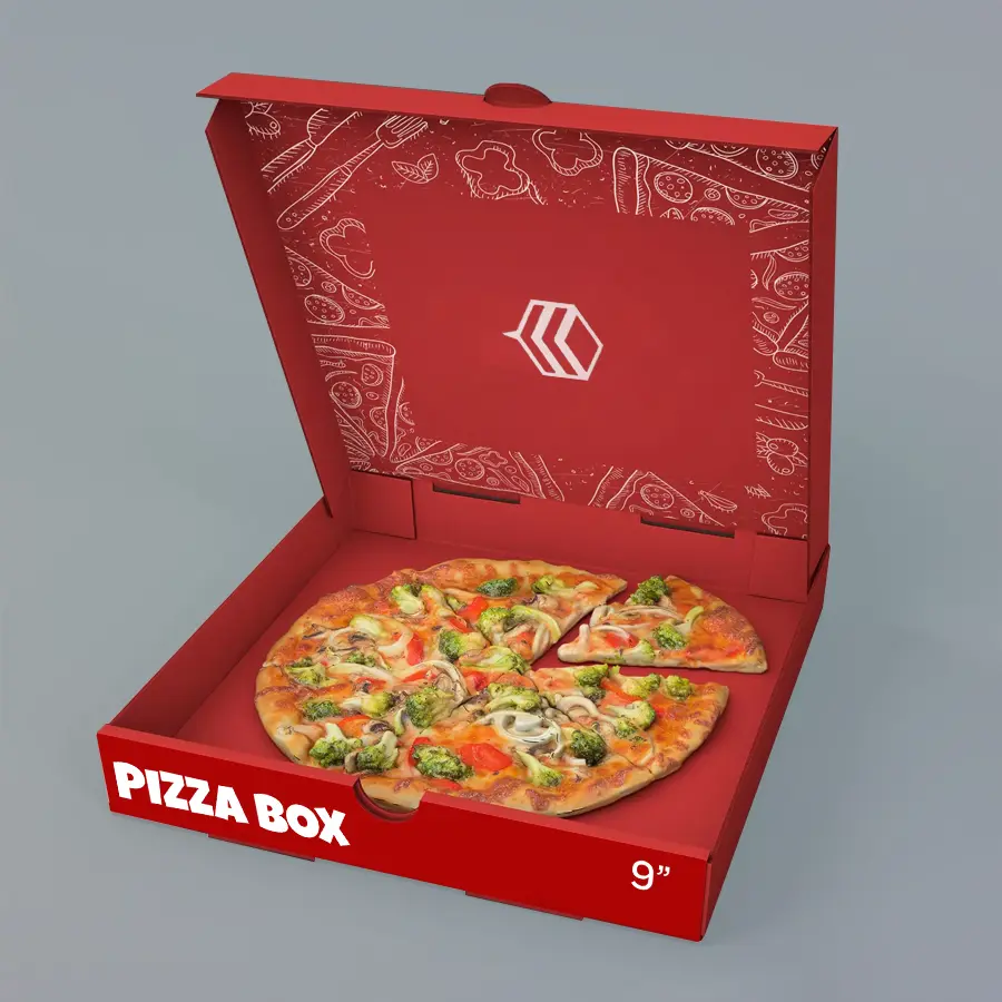 9 inch pizza box