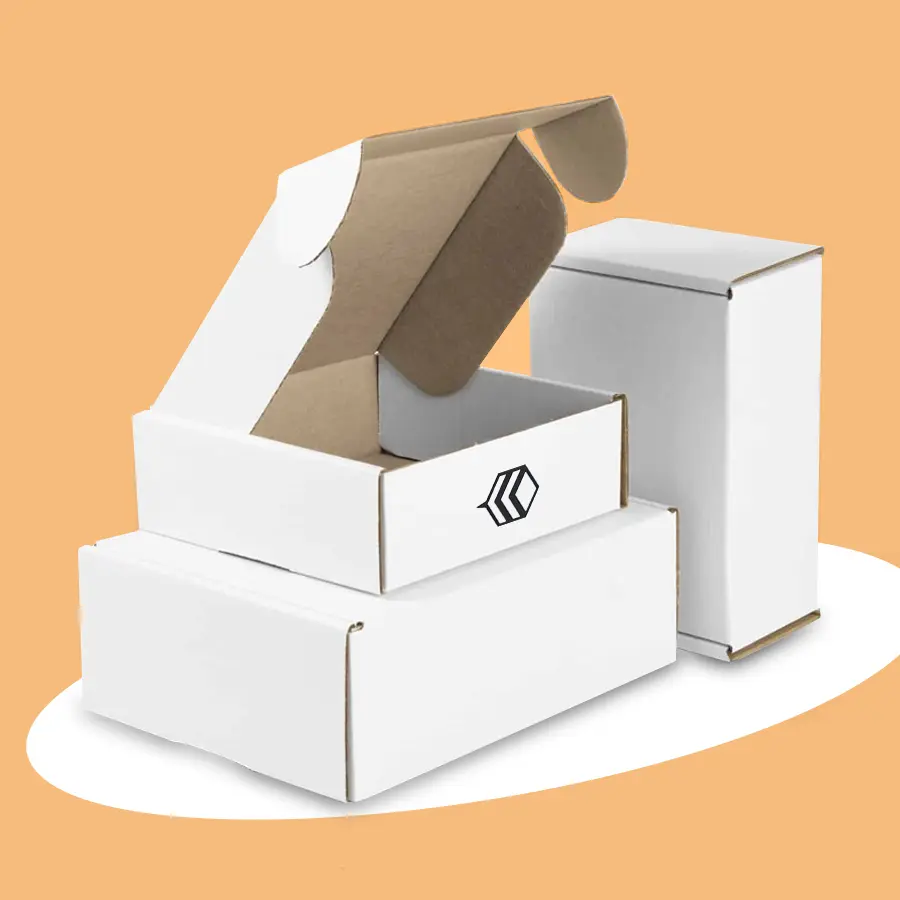 white cardboard boxes with lids