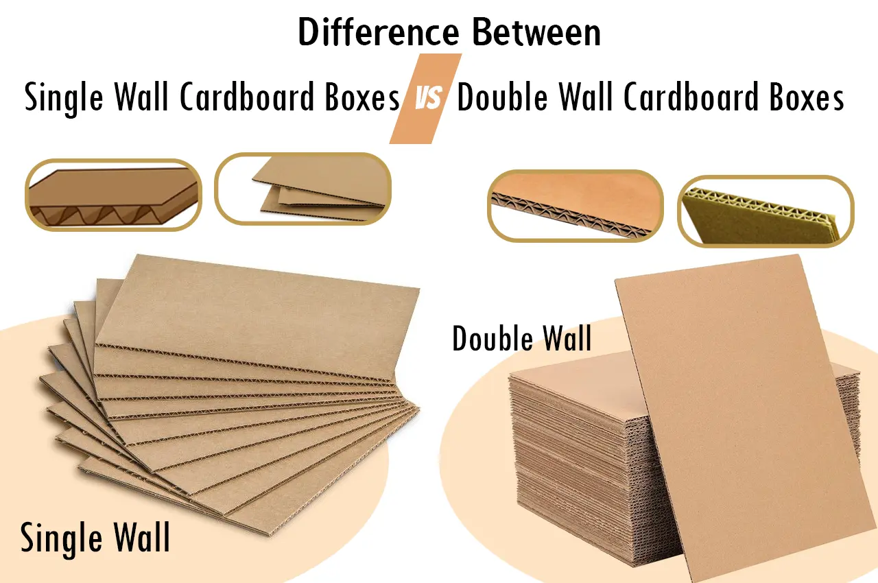 Difference Between Single Wall Cardboard Boxes Vs Double Wall Cardboard Boxes