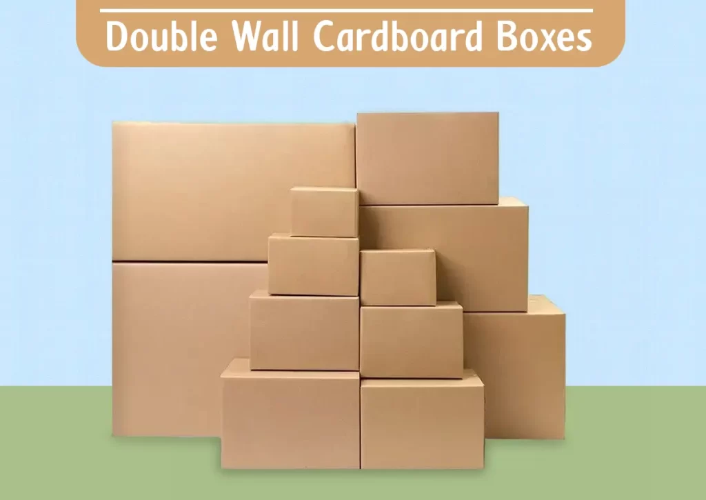 double wall cardboard packing boxes