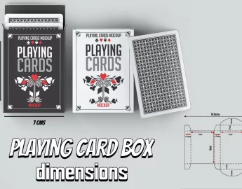 playing card box dimensions