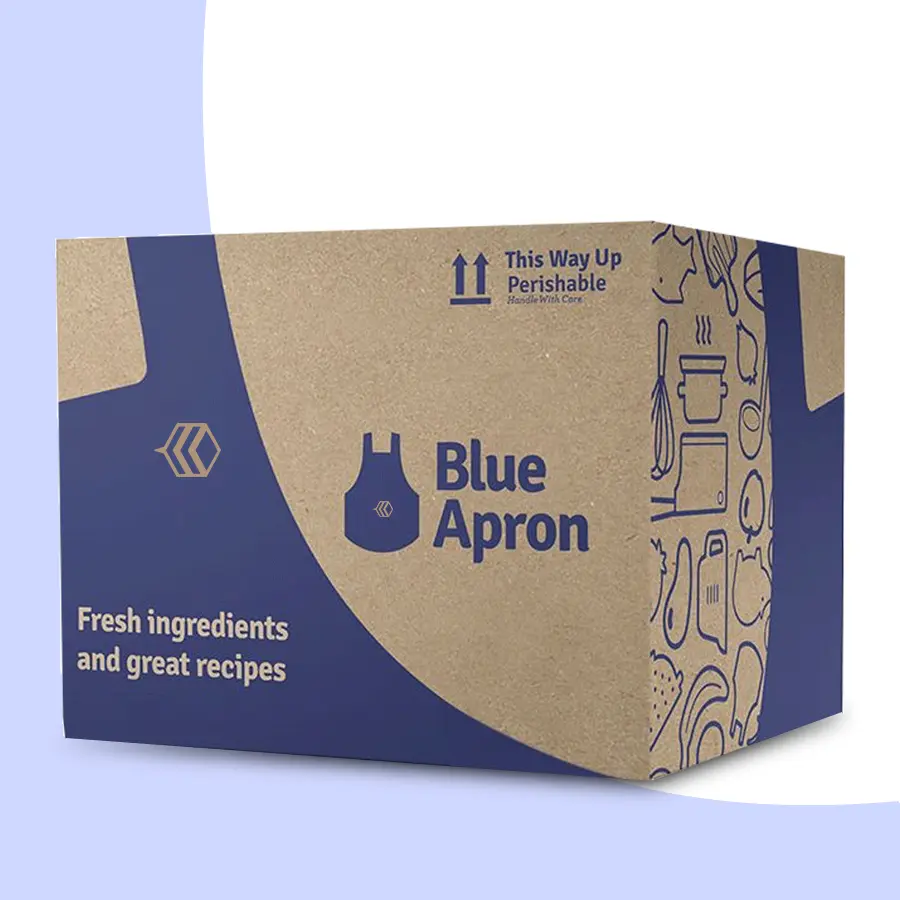 blue apron packaging