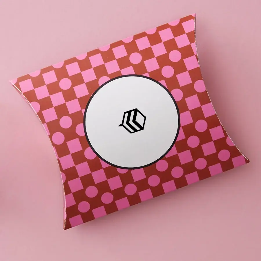 hot pink pillow boxes