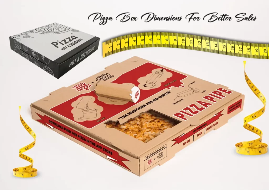 pizza box dimensions cm