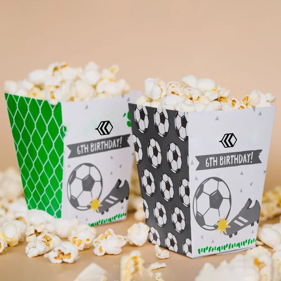 Football Party Popcorn Boxes