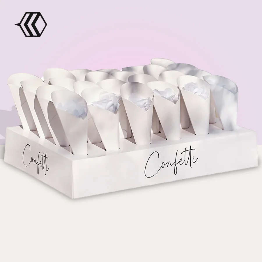 wedding confetti cones