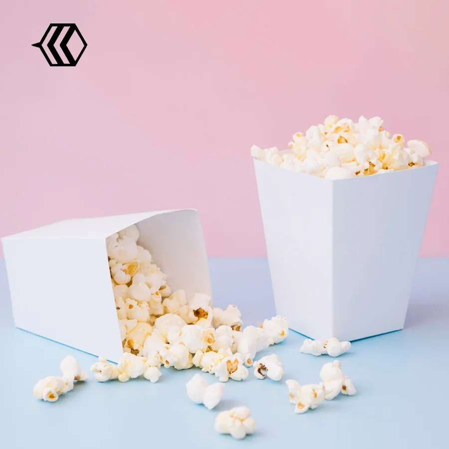 white popcorn boxes