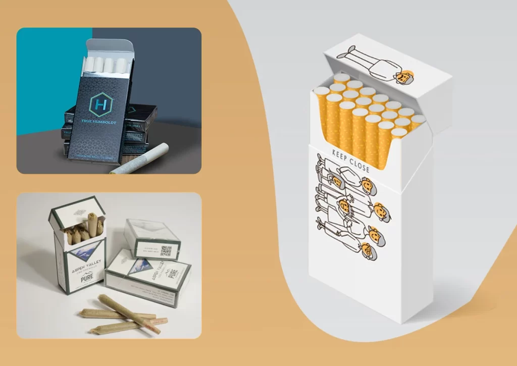 cigarette box sizes