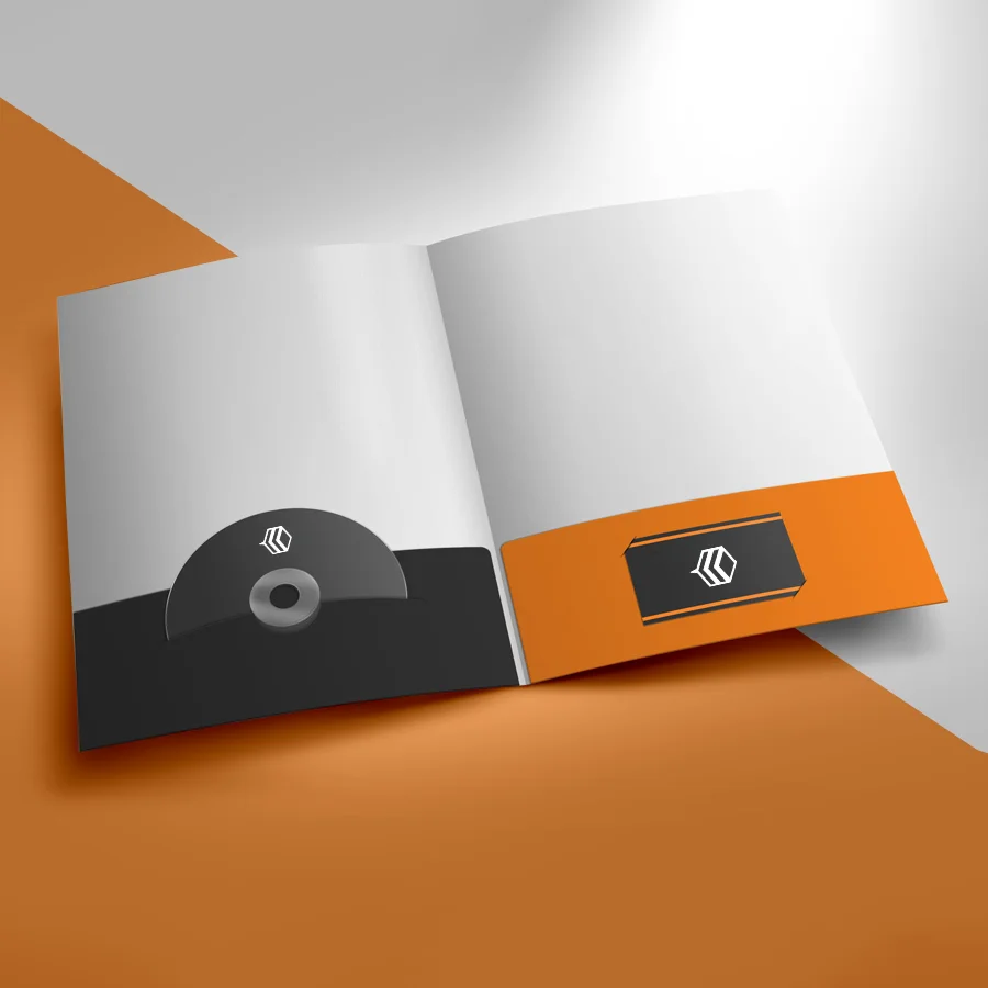 custom business folders