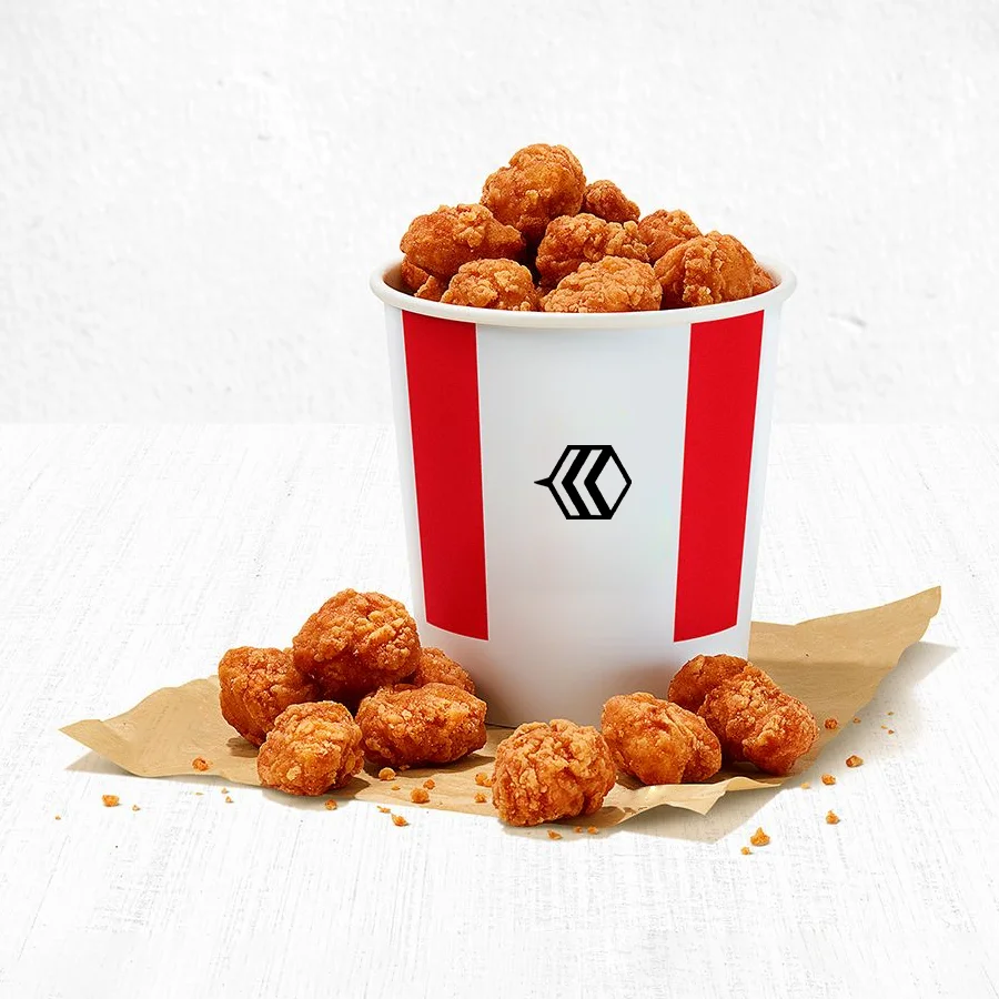 popcorn chicken packaging