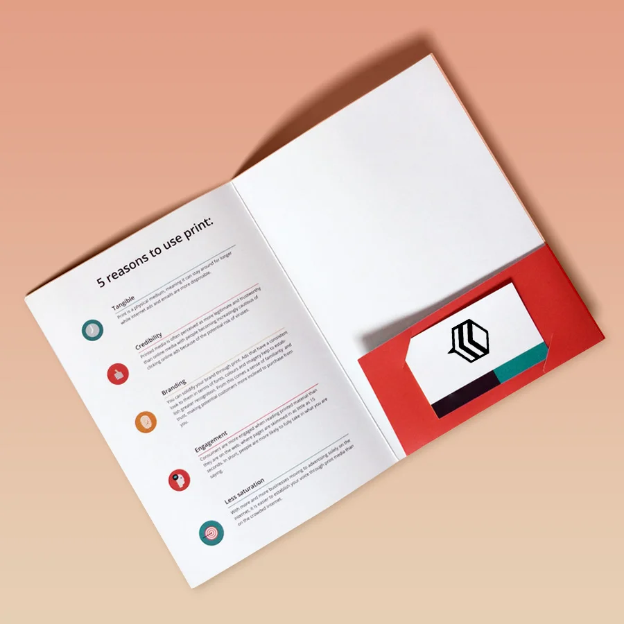 a4 presentation folders