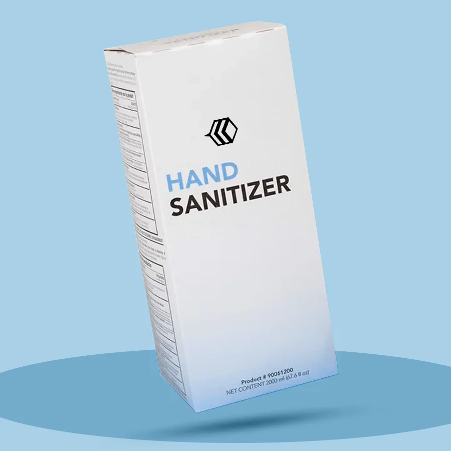 box of hand sanitizer