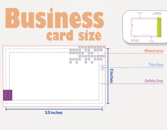 business card size