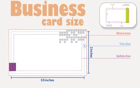 business card size