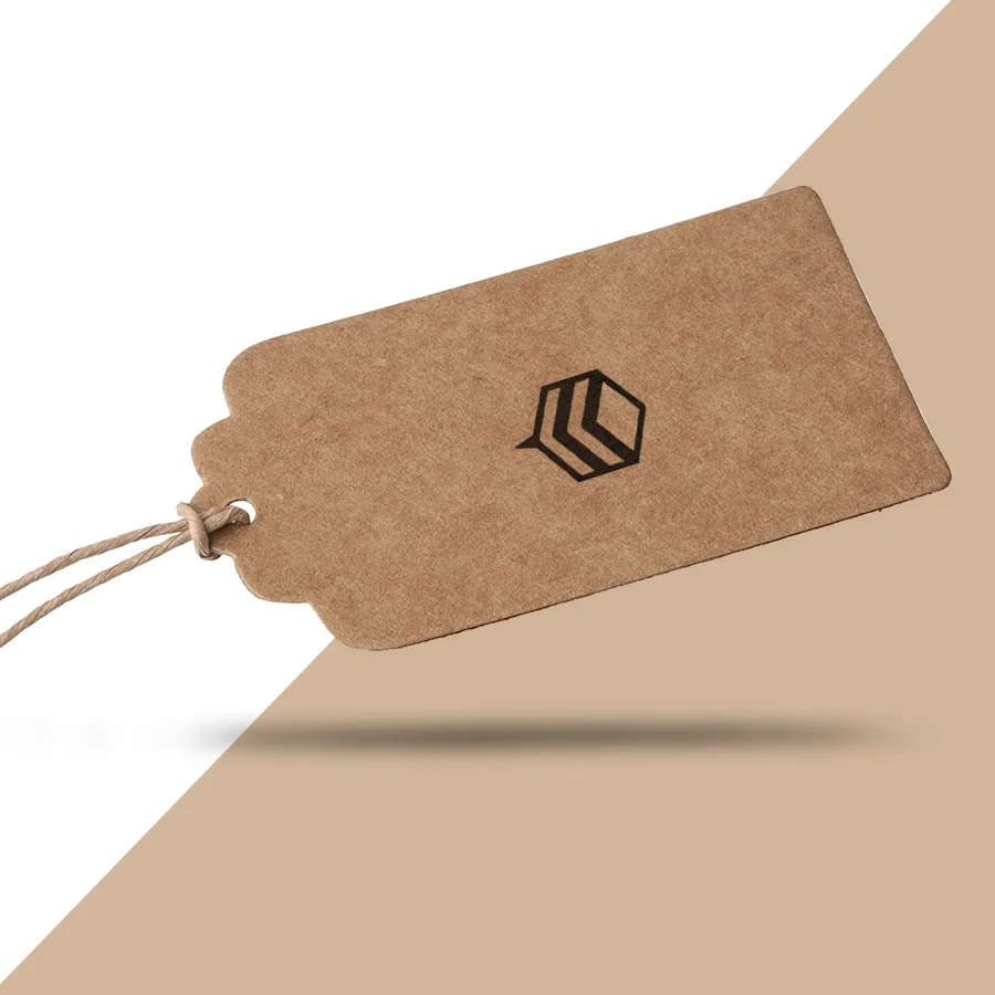 paper tags with string