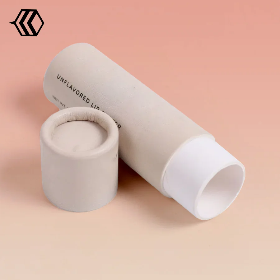 paper tube lip balm packaging