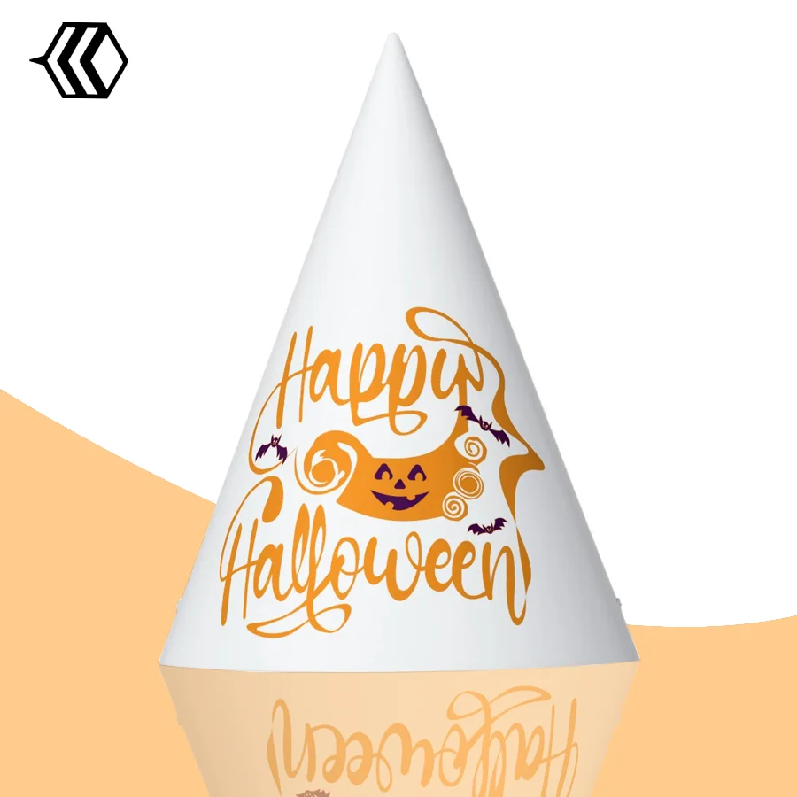 printed halloween paper cones