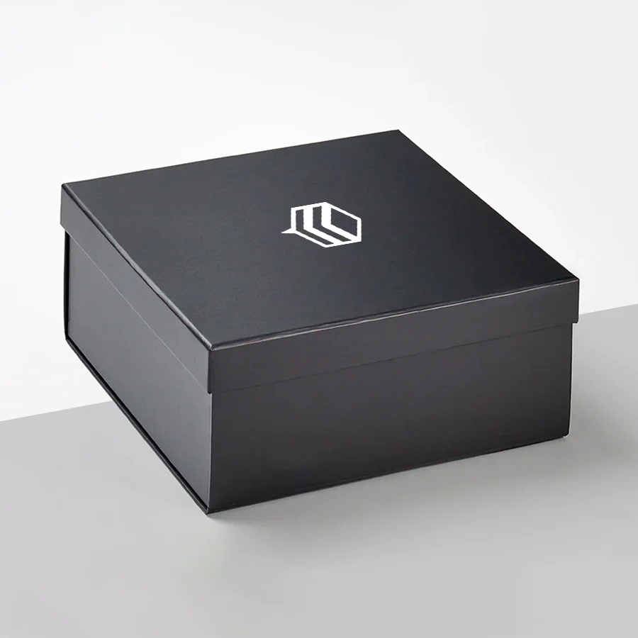 black rigid boxes