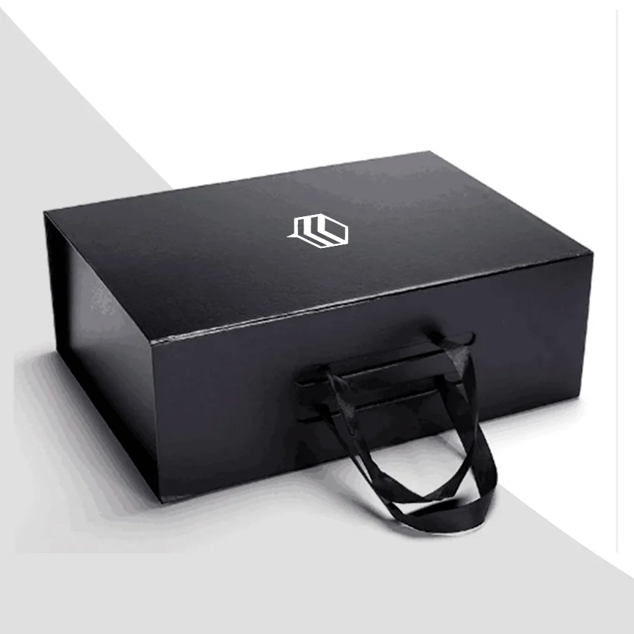 black rigid gift box