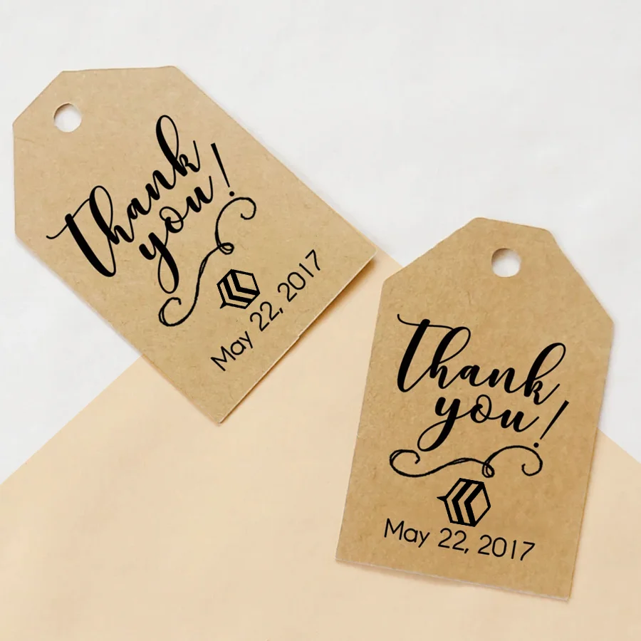 personalised thank you tags