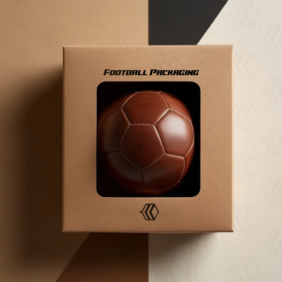 box of footballs