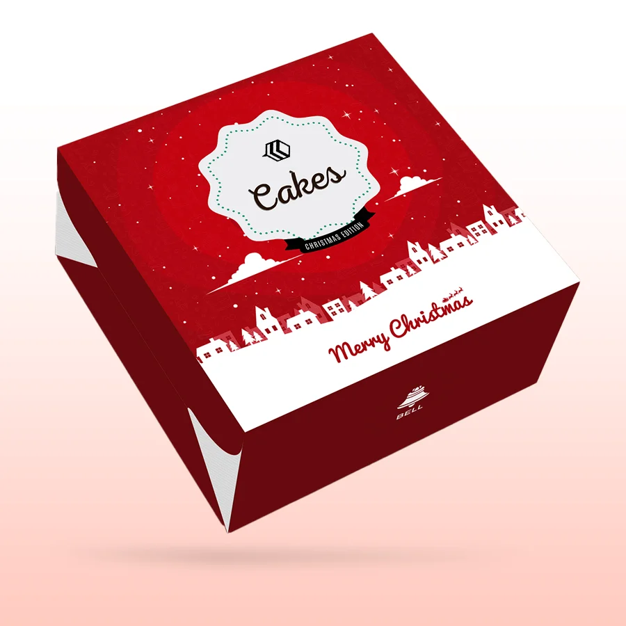 Christmas Cake Boxes