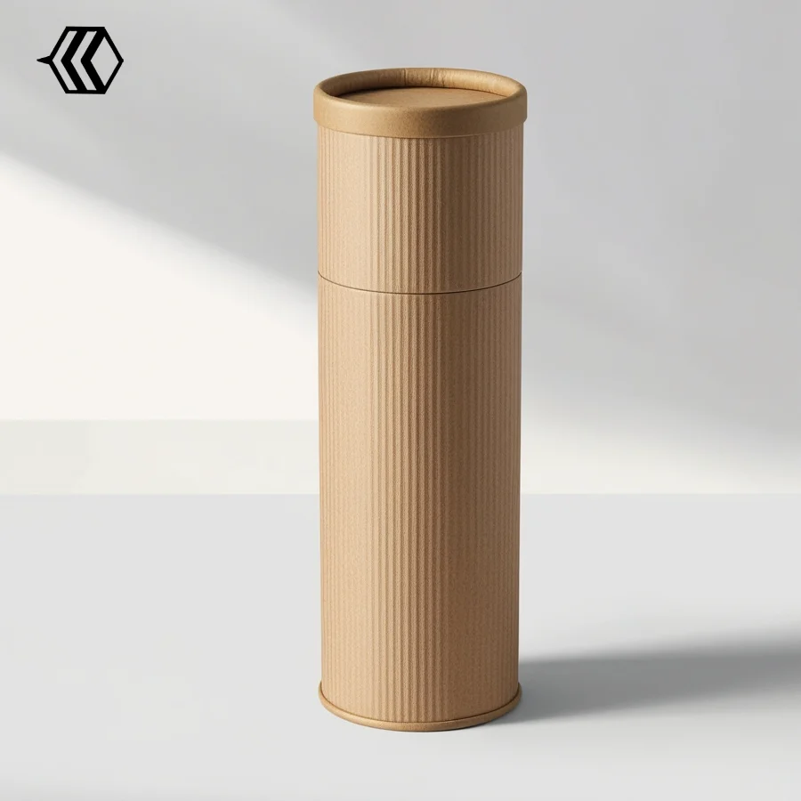 kraft t shirt packaging tubes