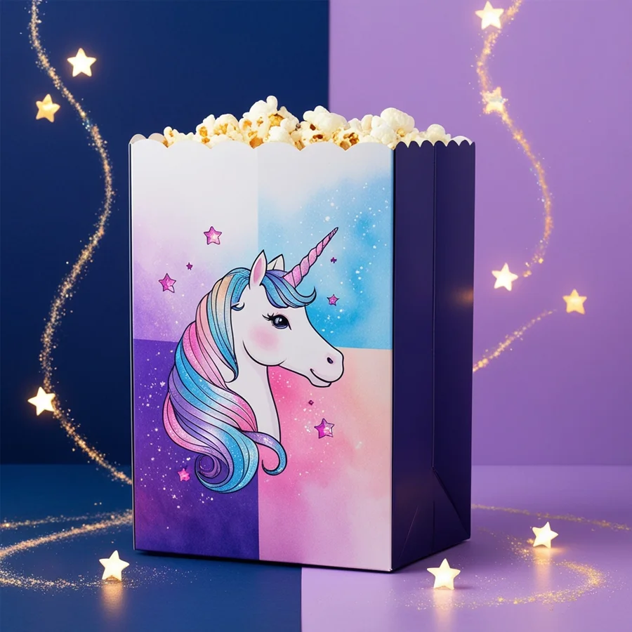 unicorn popcorn boxes uk