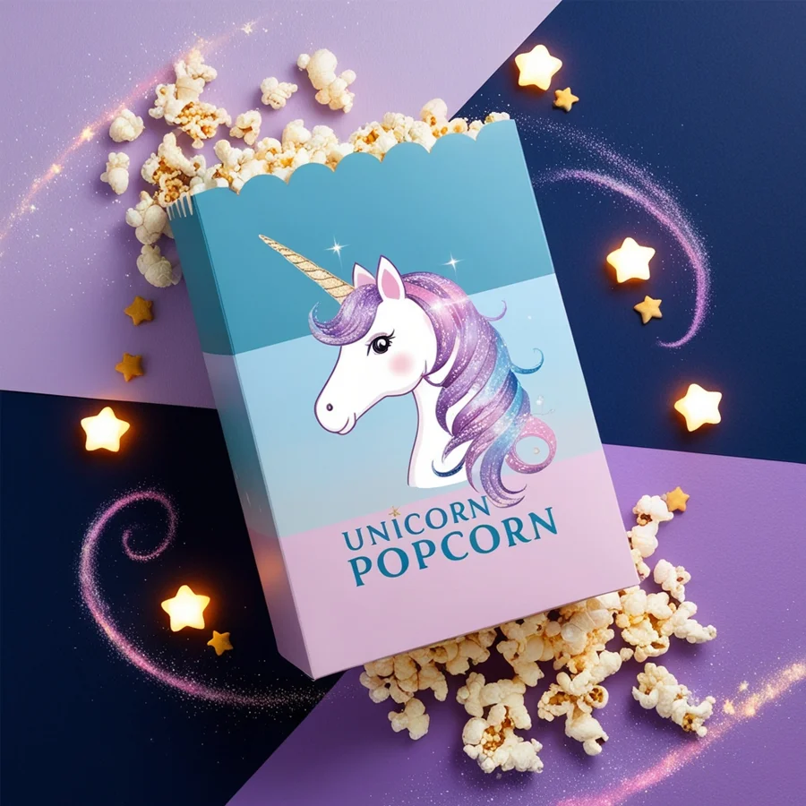 Unicorn Popcorn Boxes