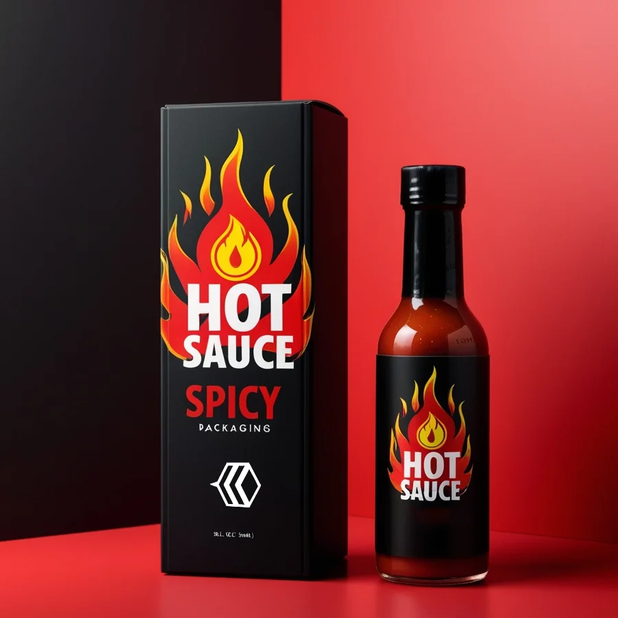 Hot Sauce packaging