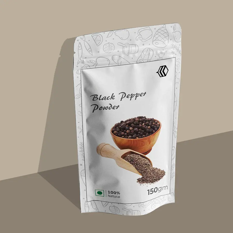 black pepper packaging pouch