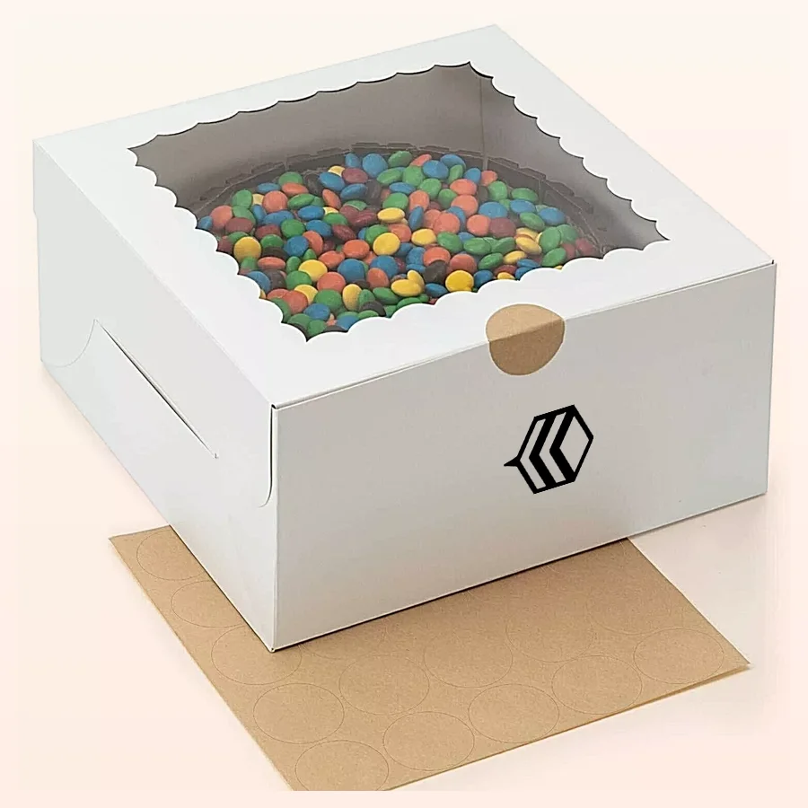 cake boxes with clear window